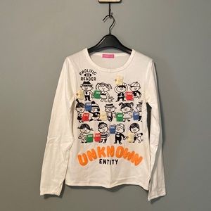 Girl Long Sleeves Books T Shirt